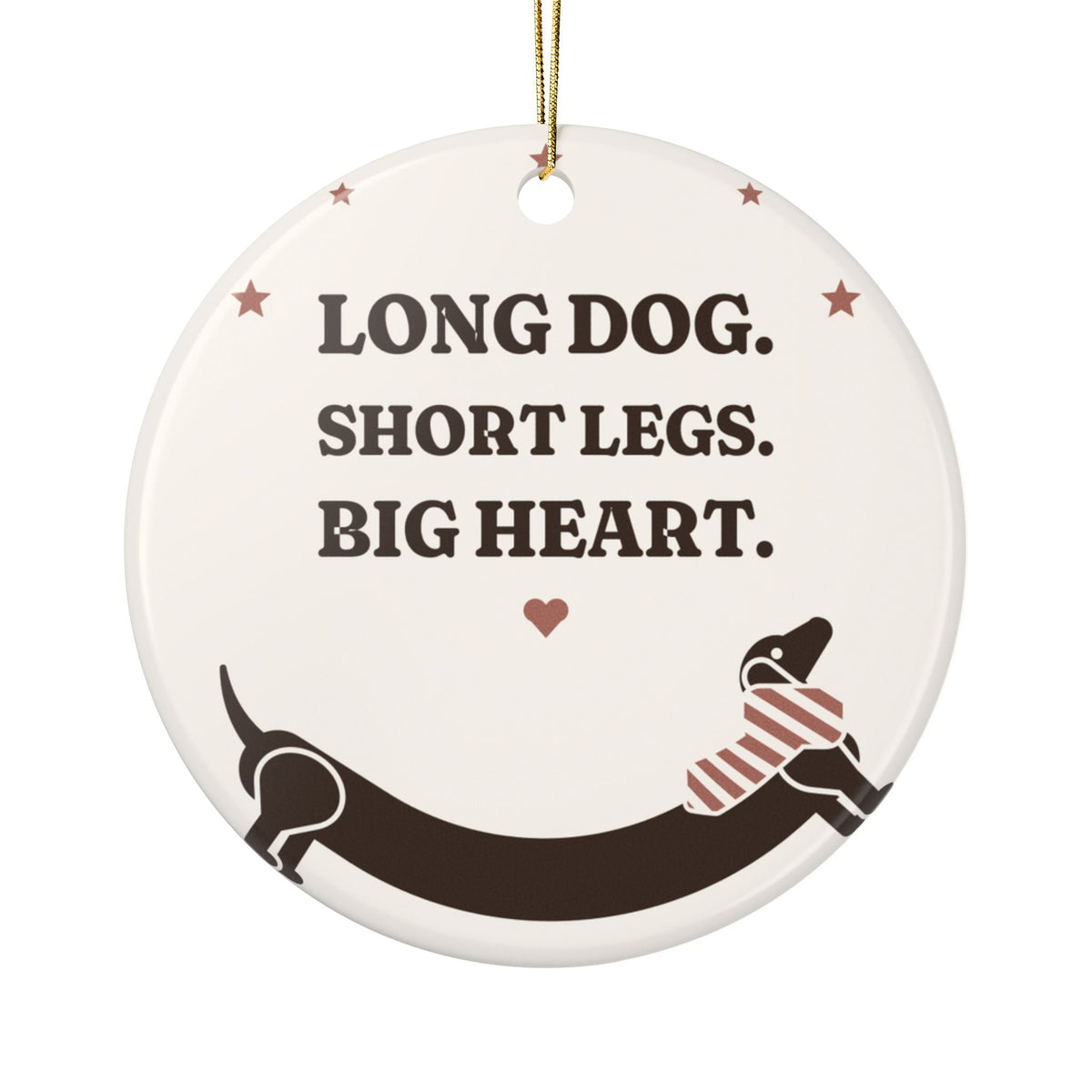 Long Dog Christmas Ornament – dachshund gift guide 2026