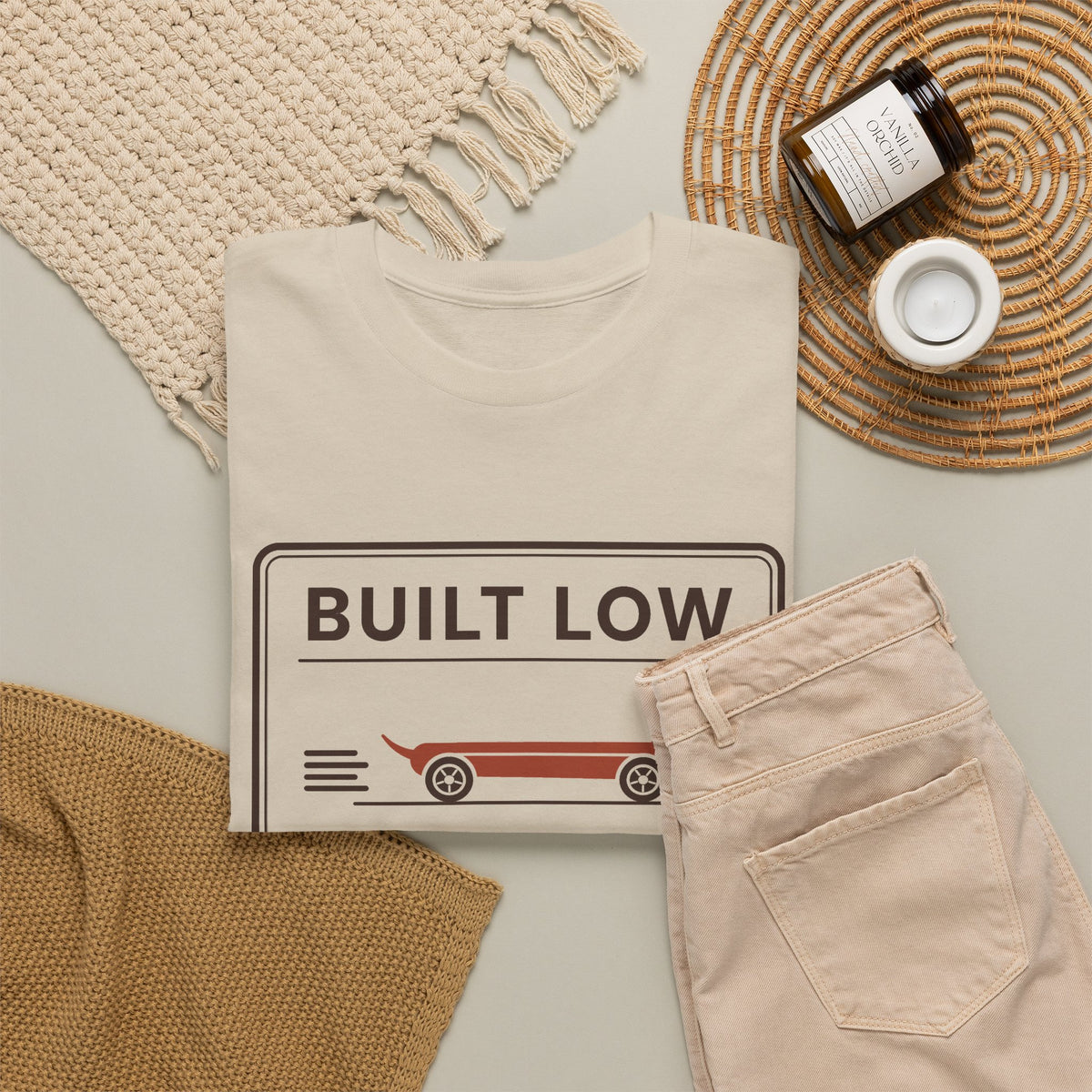 Built Low to the Ground Tee | Vintage Dachshund T-Shirt