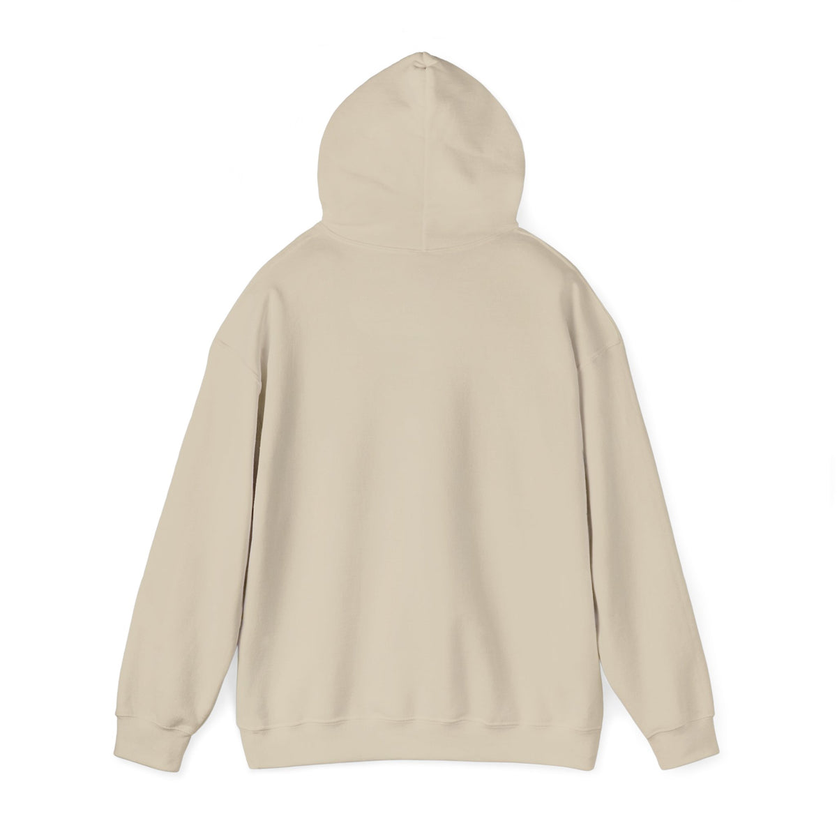 Sweater Weather Is Doxie Weather dachshund hoodie in Sand, folded