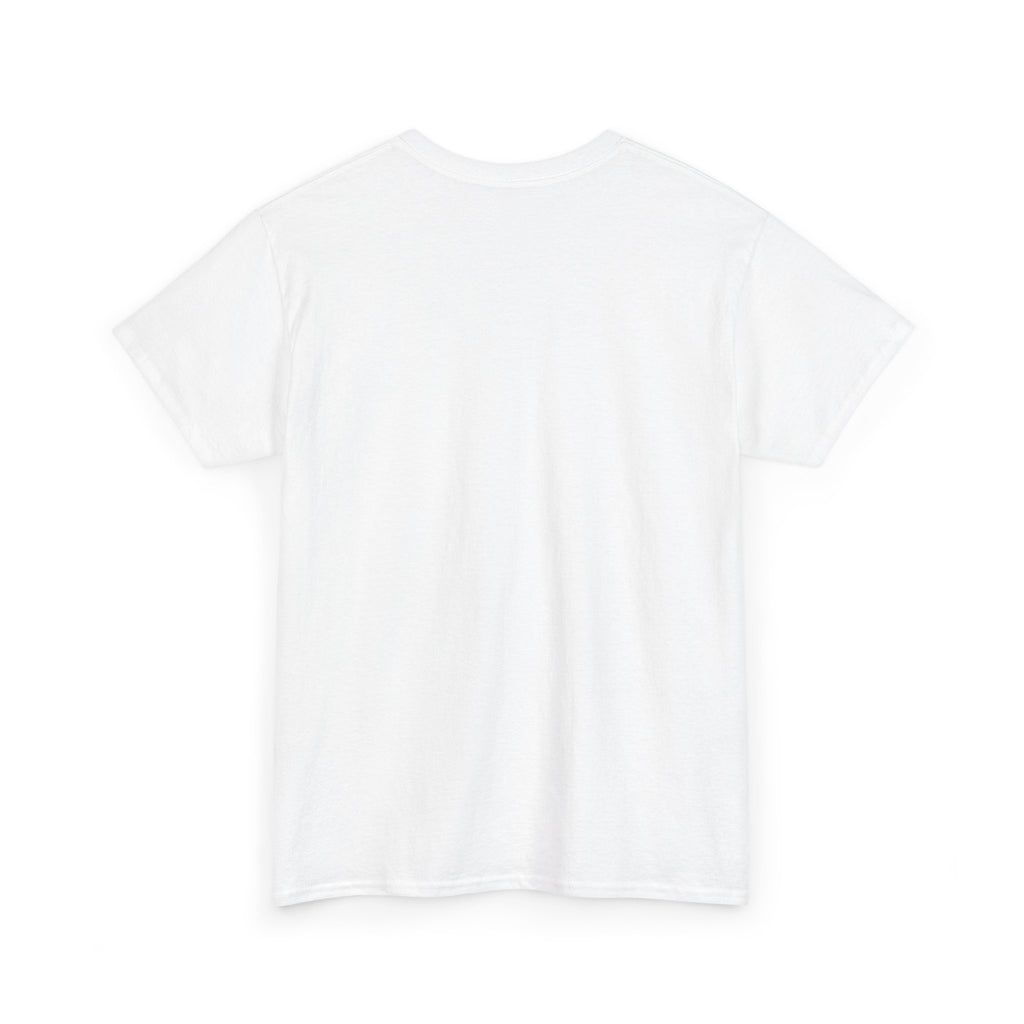 Doxie Dad dachshund dad t-shirt in White, back view