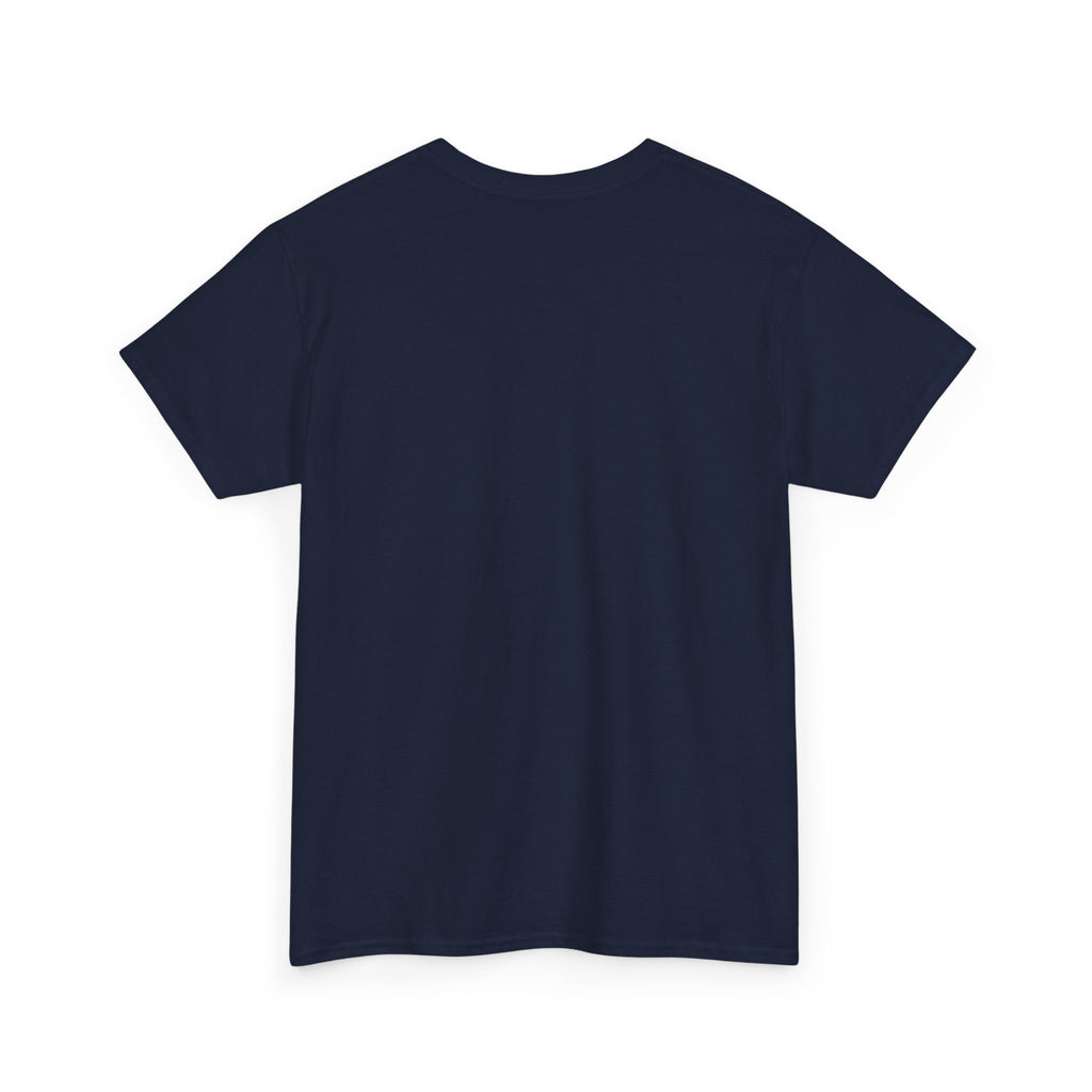 Doxie Dad dachshund dad t-shirt in Navy, back view