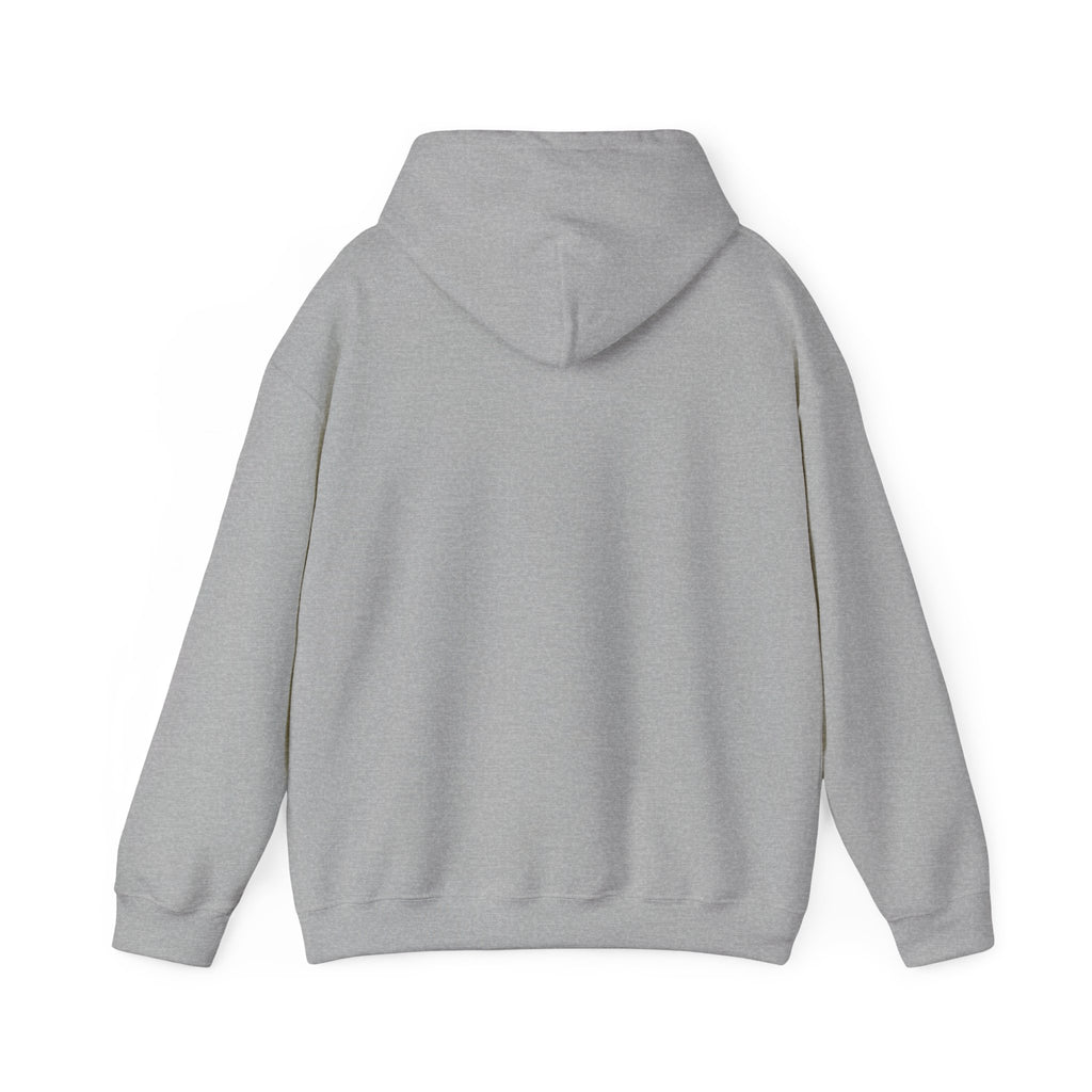 Sweater Weather Is Doxie Weather dachshund hoodie in Sport Grey, back view