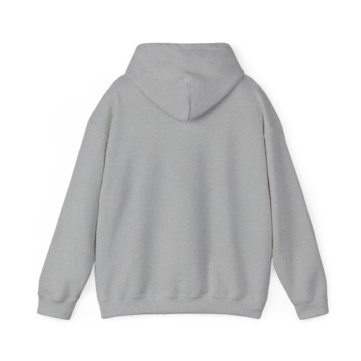 Sweater Weather Is Doxie Weather dachshund hoodie in Sport Grey, back view