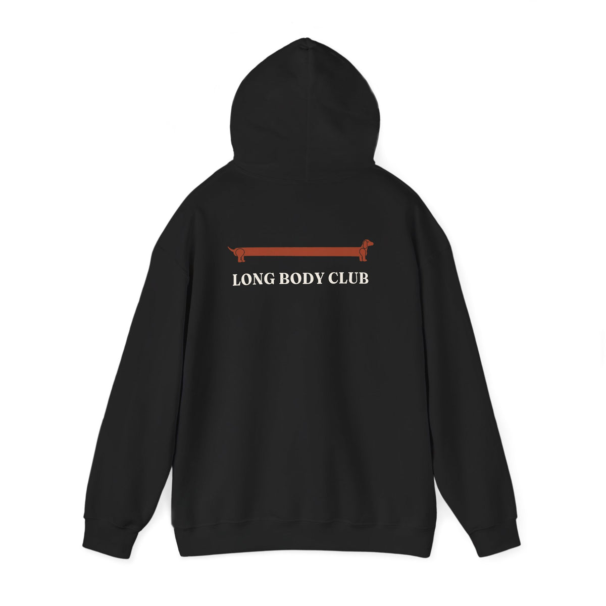 Long Body Club Hoodie | Extra-Long Dachshund Hoodie