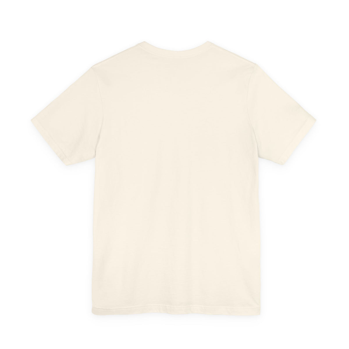 Pick Your Doxie dachshund coat types t-shirt in Natural, back view
