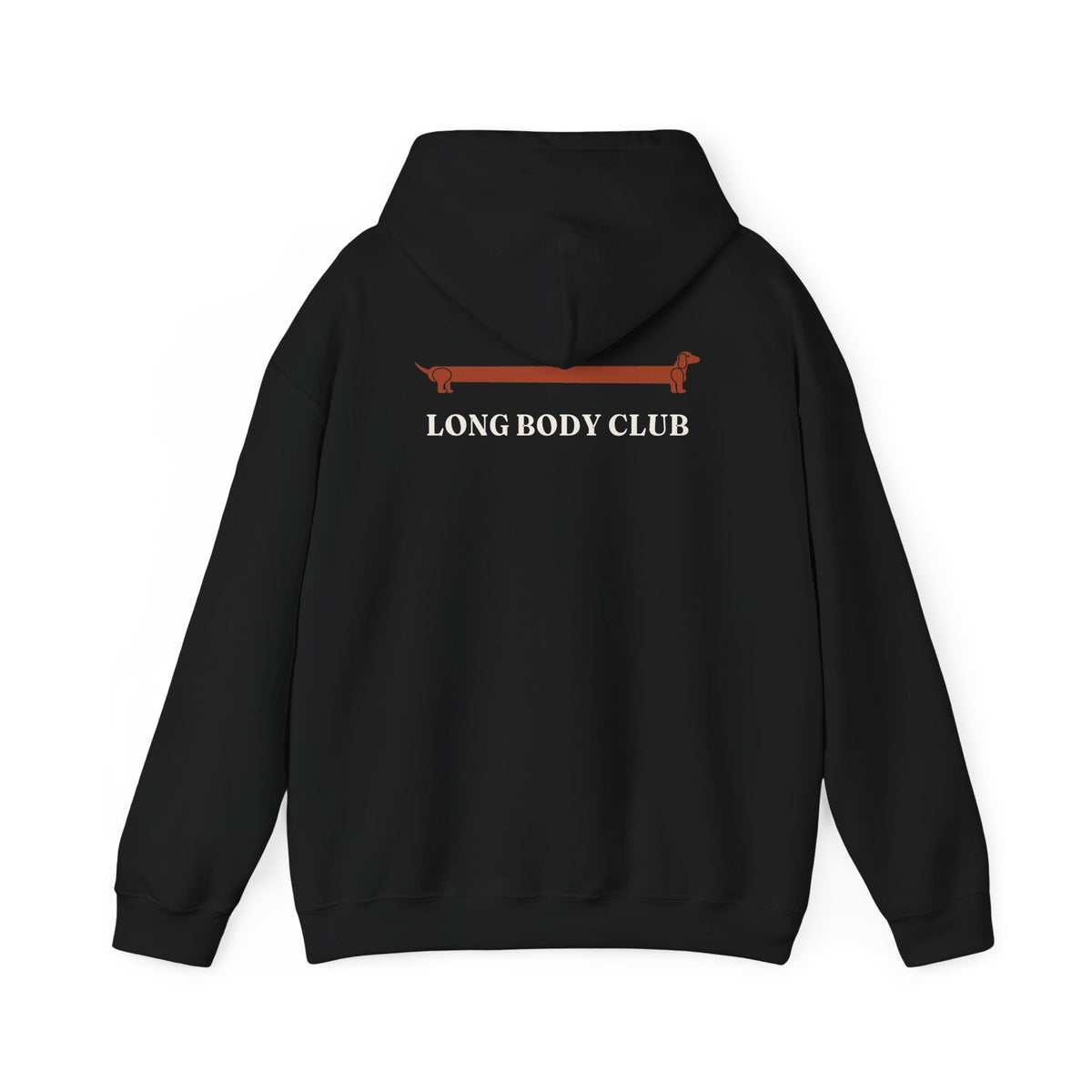 Long Body Club Hoodie | Extra-Long Dachshund Hoodie