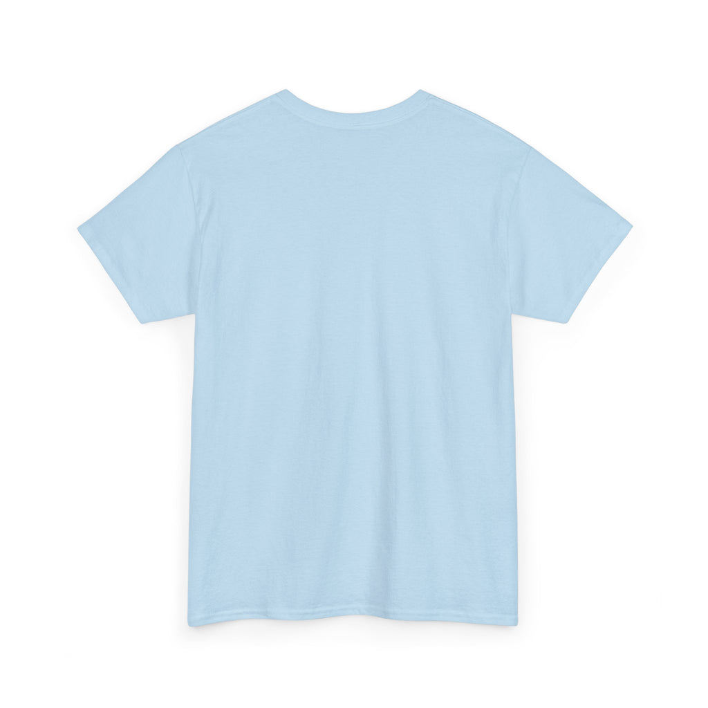 Professional Blanket Burrower funny dachshund t-shirt in Light Blue, back view