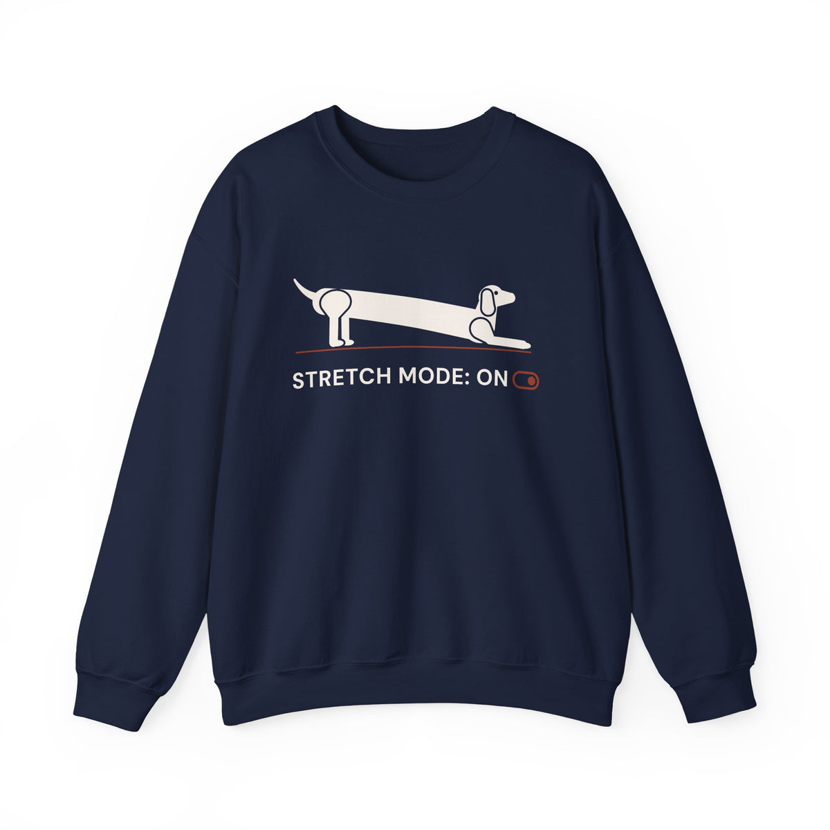 Stretch Mode On Crewneck | Funny Dachshund Sweatshirt