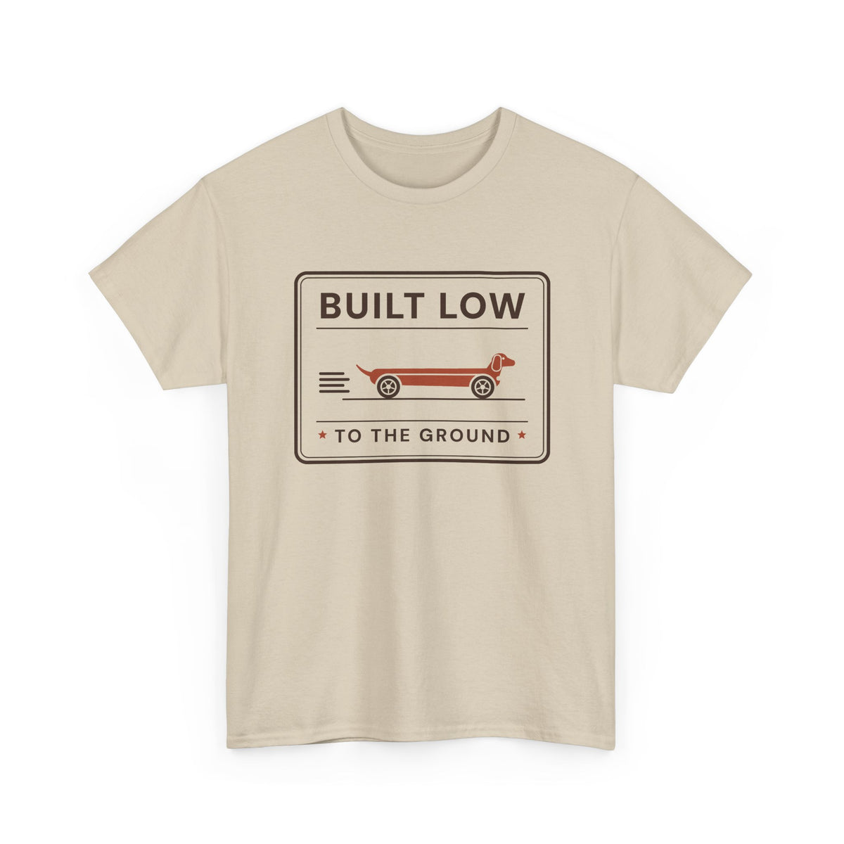 Built Low to the Ground Tee | Vintage Dachshund T-Shirt